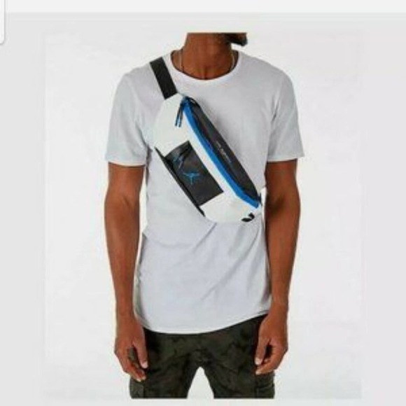 Jordan Bags Nwt Jordan Jumpman Retro Crossbody Sling Bag White Blue